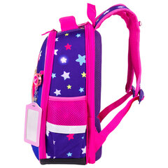 Ранец BRAUBERG FIT, 2 отделения, &laquo;Smiling bear&raquo;, 3D-панель, 38&times;27&times;14 см, 270614