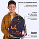 Ранец BRAUBERG FIT, 2 отделения, "Лава", 38х27х14 см, 270617