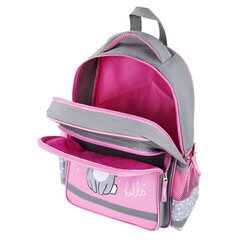 Рюкзак ПИФАГОР SCHOOL, 1 отделение, 3 кармана, &laquo;Adorable bunny&raquo;, 38&times;28&times;14 см, 270654