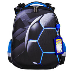 Ранец ЮНЛАНДИЯ EXTRA с дополнительным объемом, 2 отделения, &laquo;Soccer ball&raquo;, 38&times;29&times;18 см, 270677