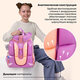 Ранец BRAUBERG SHINY, 2 отделения, с брелоком, "Счастливый кот", 38х28х14 см, 270697