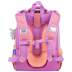 Ранец BRAUBERG SHINY, 2 отделения, с брелоком, &laquo;Счастливый кот&raquo;, 38&times;28&times;14 см, 270697