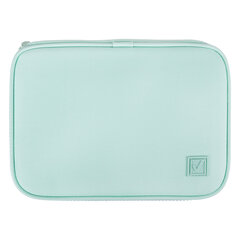 Пенал-косметичка BRAUBERG БОЛЬШОЙ, 1 отделение, 1 откидная планка, ткань, 21&times;15&times;6 см, &laquo;Mint&raquo;, 270705