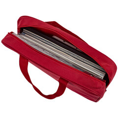 Папка на молнии с ручками STAFF EVERYDAY А4, 1 отделение, полиэстер, 80 мм, красная, 270739