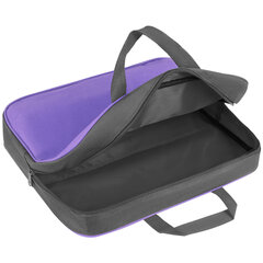 Папка на молнии с ручками STAFF EVERYDAY А4, 1 отделение, полиэстер, 80 мм, сиреневая, 270741