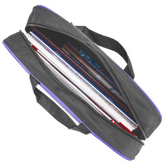 Папка на молнии с ручками STAFF EVERYDAY А4, 1 отделение, полиэстер, 80 мм, сиреневая, 270741