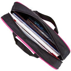 Папка на молнии с ручками STAFF EVERYDAY А4, 1 отделение, полиэстер, 80 мм, розовая, 270743