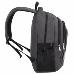 Рюкзак BRAUBERG HIGH SCHOOL универсальный, 3 отделения, &laquo;Осень 2&raquo;, темно-серый, 46&times;31&times;18 см, 270759