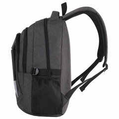 Рюкзак BRAUBERG HIGH SCHOOL универсальный, 3 отделения, &laquo;Осень 2&raquo;, темно-серый, 46&times;31&times;18 см, 270759