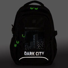 Рюкзак BRAUBERG CONTENT универсальный, 3 отделения, светоотражающий принт, &laquo;Dark city&raquo;, 47&times;33&times;18 см, 270763