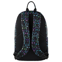 Рюкзак BRAUBERG DREAM универсальный с карманом для ноутбука, эргономичный, &laquo;Neon cats&raquo;, 42&times;26&times;14 см, 270771