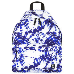 Рюкзак BRAUBERG СИТИ-ФОРМАТ универсальный, &laquo;Tie-dye&raquo;, бело-синий, 41&times;32&times;14 см, 270792