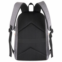 Рюкзак BRAUBERG URBAN универсальный, с отделением для ноутбука, USB-порт, &laquo;Energy&raquo;, серый, 44&times;31&times;14 см, 270806