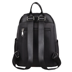 Рюкзак BRAUBERG PODIUM женский, 2 отделения, карман-антивор, нейлон, черный, 33&times;24&times;13 см, 270816