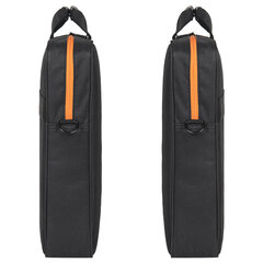 Сумка портфель BRAUBERG OFFICE с отделением для ноутбука 17,3", черная, 34&times;44&times;6 см, 270826