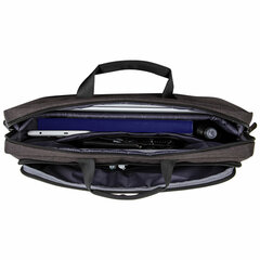 Сумка портфель BRAUBERG PRAGMATIC с отделением для ноутбука 15-16", "Vector", серо-черная, 30&times;42&times;8 см, 270827