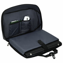 Сумка портфель BRAUBERG MODERN с отделением для ноутбука 15-16", откидная крышка, серая, 29&times;42&times;11 см, 270828