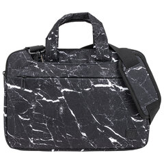 Сумка портфель BRAUBERG STYLE с отделением для ноутбука 13-14", 3 кармана, "Marble", черная, 26&times;36&times;3 см, 270835