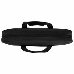 Сумка для документов STAFF MANAGER на молнии с карманом, полиэстер, черно-серый, 32&times;37&times;5 см, 270836