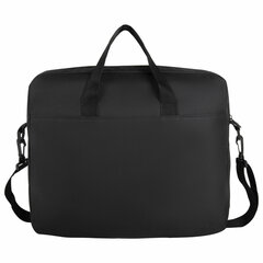 Сумка для документов STAFF MANAGER на молнии с карманом, полиэстер, черно-серый, 32&times;37&times;5 см, 270836