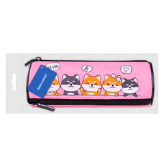 Пенал мягкий BRAUBERG, 3 отделения, нейлон, 21&times;7&times;7 см, &laquo;Puppies&raquo;, 270839