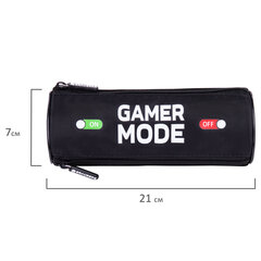 Пенал мягкий BRAUBERG, 3 отделения, нейлон, 21&times;7&times;7 см, &laquo;Gamer&raquo;, 270841