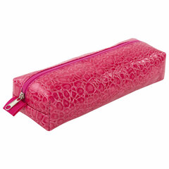 Пенал-косметичка BRAUBERG, &laquo;крокодиловая кожа&raquo;, 20&times;6&times;4 см, &laquo;Ultra pink&raquo;, 270850