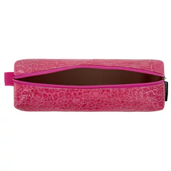 Пенал-косметичка BRAUBERG, &laquo;крокодиловая кожа&raquo;, 20&times;6&times;4 см, &laquo;Ultra pink&raquo;, 270850