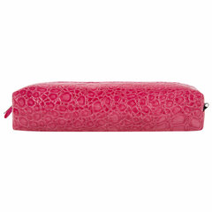 Пенал-косметичка BRAUBERG, &laquo;крокодиловая кожа&raquo;, 20&times;6&times;4 см, &laquo;Ultra pink&raquo;, 270850