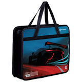 Папка на молнии с ручками BRAUBERG А4, 1 отделение, пластик, 80 мм, "Speed", 270872