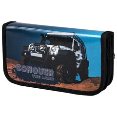 Пенал ПИФАГОР, 2 отделения, ламинированный картон, 19&times;11 см, &laquo;Jeep&raquo;, 270884