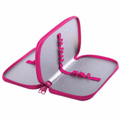 Пенал ЮНЛАНДИЯ, 2 отделения, ламинированный картон, 19&times;11 см, &laquo;Colorful butterfly&raquo;, 270886