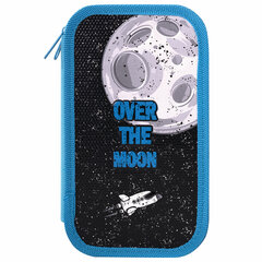 Пенал ЮНЛАНДИЯ, 2 отделения, ламинированный картон, 19&times;11 см, &laquo;Space smile&raquo;, 270890