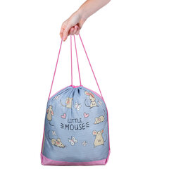 Мешок для обуви ПИФАГОР, 1 отделение, полиэстер, 42&times;34 см, &laquo;Mice&raquo;, 270904