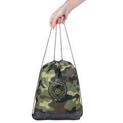 Мешок для обуви ПИФАГОР, 1 отделение, полиэстер, 42&times;34 см, &laquo;Military&raquo;, 270906