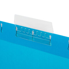 Подвесные папки А4 (350&times;240 мм), до 80 л., КОМПЛЕКТ 10 шт., синие, картон, STAFF, 270928