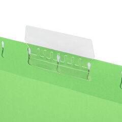 Подвесные папки А4 (350&times;240 мм) до 80 л., КОМПЛЕКТ 10 шт., зеленые, картон, STAFF, 270929