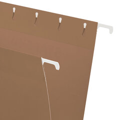 Подвесные папки А4 (350&times;240 мм) до 80 л., КОМПЛЕКТ 10 шт., крафт-картон, STAFF, 270932