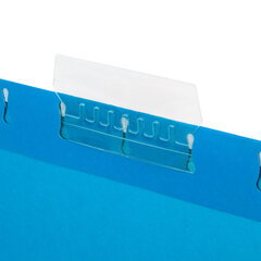 Подвесные папки А4/<wbr/>Foolscap (404&times;240 мм) до 80 л., КОМПЛЕКТ 10 шт., синие, картон, STAFF, 270933