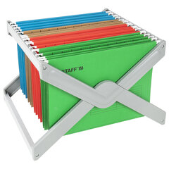 Подставка для подвесных папок STAFF, до 50 папок А4 / Foolscap, 406&times;307&times;290 мм, серая, 270939
