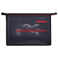 Папка для труда на молнии BRAUBERG А4, 2 отделения, органайзер, &laquo;Sport bike&raquo;, 270981
