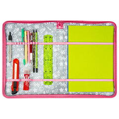 Папка для труда на молнии BRAUBERG А4 с ручкой, 1 отделение, картон, органайзер, &laquo;Samoyed&raquo;, 270989