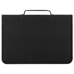 Папка на молнии BRAUBERG А4 с ручкой, с органайзером, 1 отделение, &laquo;Black football&raquo;, 270992