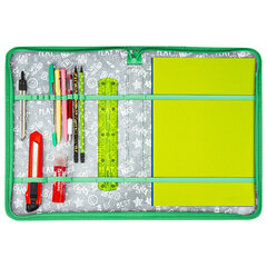 Папка для труда на молнии BRAUBERG А4 с ручкой, 1 отделение, органайзер, &laquo;Galaxy&raquo;, 270995