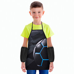 Накидка фартук с нарукавниками для труда ЮНЛАНДИЯ, 46&times;54 см, &laquo;Soccer ball&raquo;, 271044