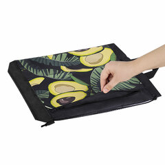 Мешок для обуви ЮНЛАНДИЯ, с ручками, боковой карман на молнии, 46&times;36 см, &laquo;Fresh&raquo;, 271063