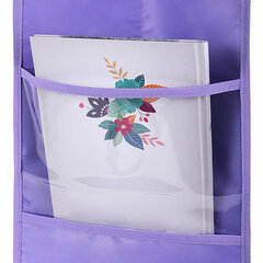 Кармашки-органайзер в шкафчик для детского сада ЮНЛАНДИЯ, с ПРОЗРАЧНЫМ КАРМАНОМ, увеличенный размер, 26&times;80 см, &laquo;Deer&raquo;, 271070