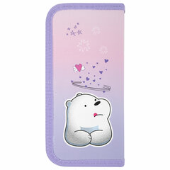 Пенал ПИФАГОР, 1 отделение, ламинированный картон, 19&times;9 см, &laquo;White bear&raquo;, 271098