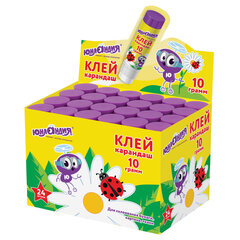 Клей-карандаш ЮНЛАНДИЯ &laquo;ЮНЛАНДИК И БОЖЬЯ КОРОВКА&raquo;, 10 г, улучшенный, 271137