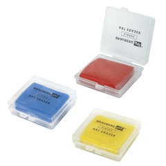 Ластик-клячка художественный цвета ассорти, в футляре, 40&times;36&times;10 мм, BRAUBERG ART &laquo;CLASSIC&raquo;, 271155